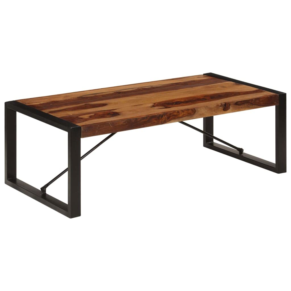 Brown Solid Sheesham Wood Coffee Table E365837