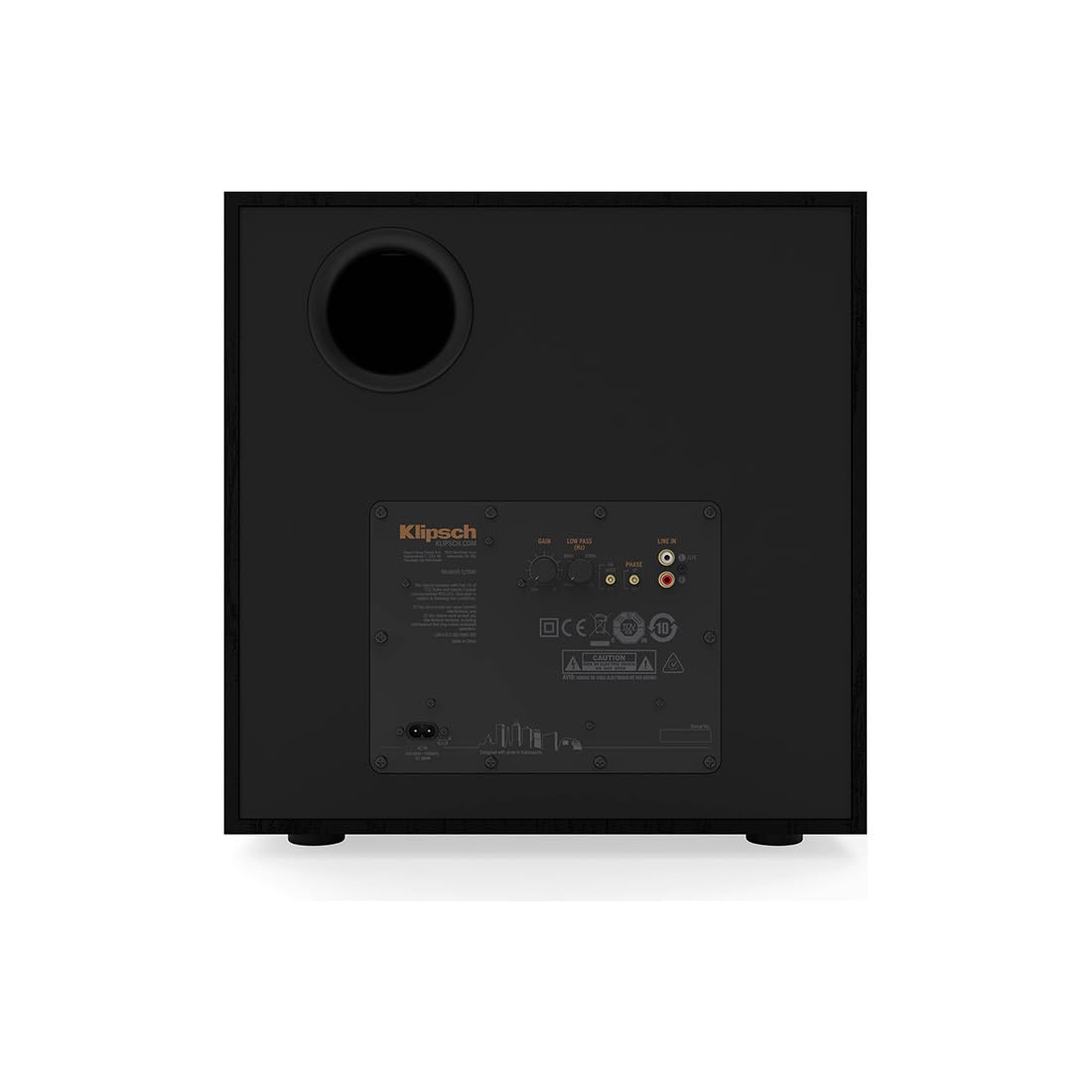 Front-Firing Subwoofer with Spun-Copper Polymer Woofers L176921