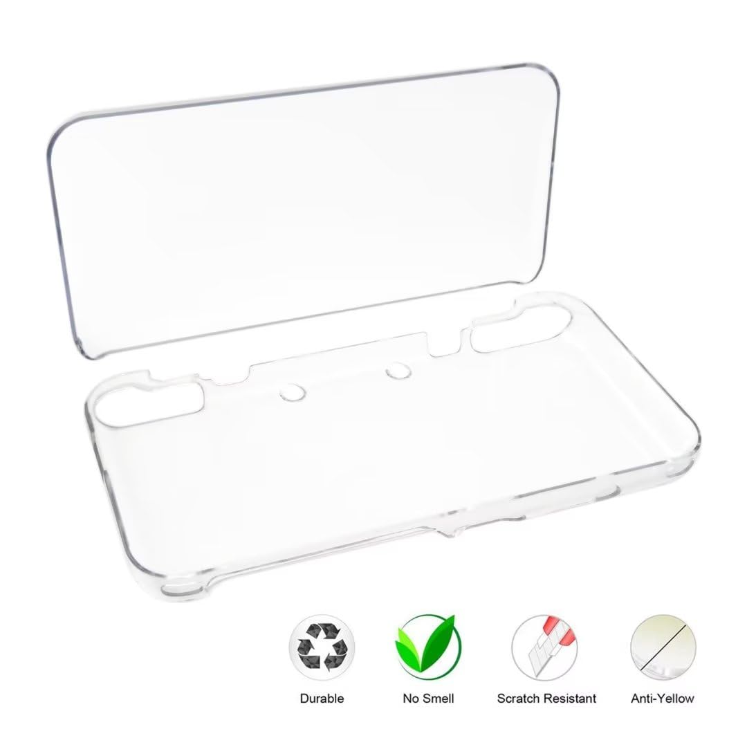 Clear Crystal Protective Hard Shell Case Cover for New Nintendo 2DS XL F29401