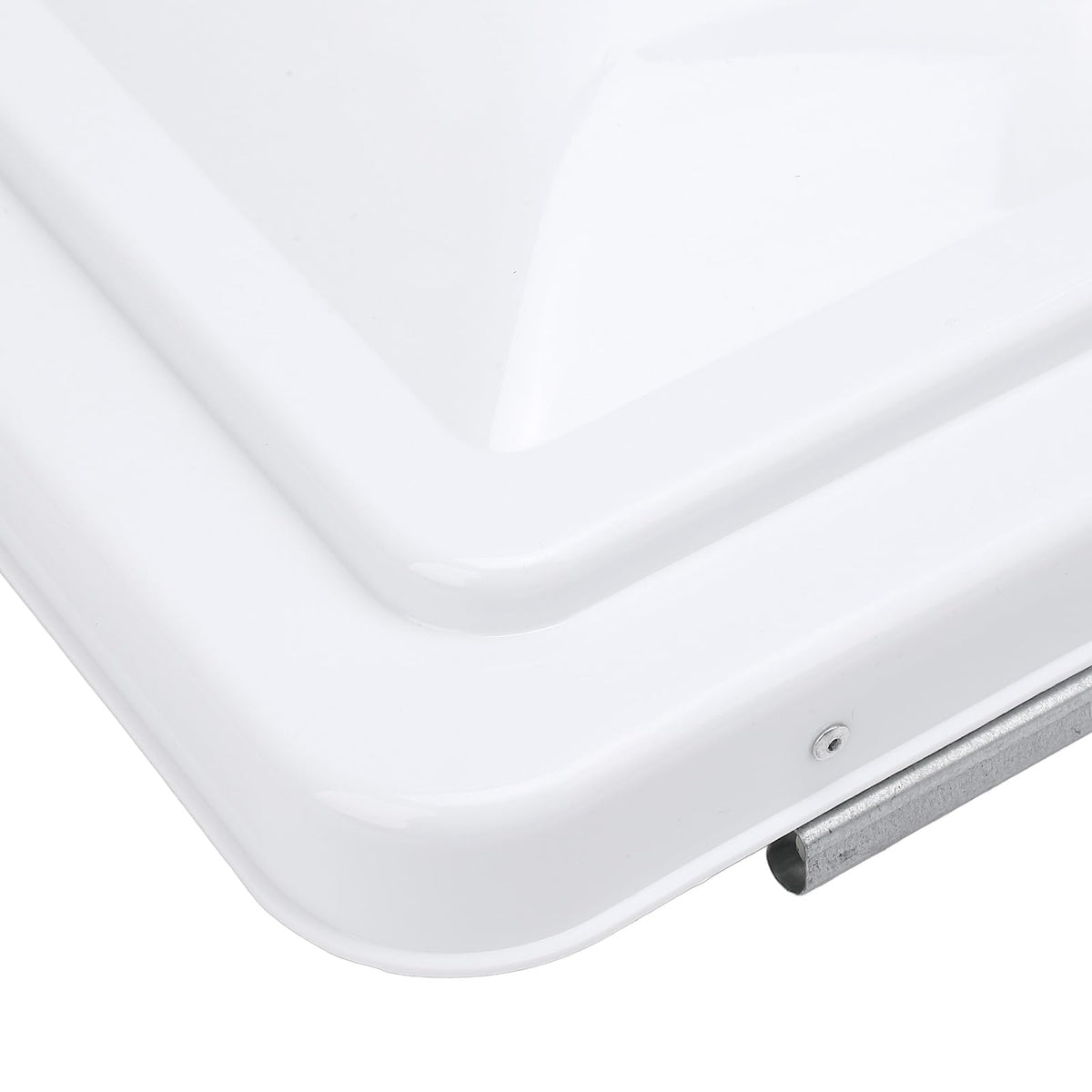 2 Pack 14 Inch White Polypropylene RV Roof Vent Cover N8273