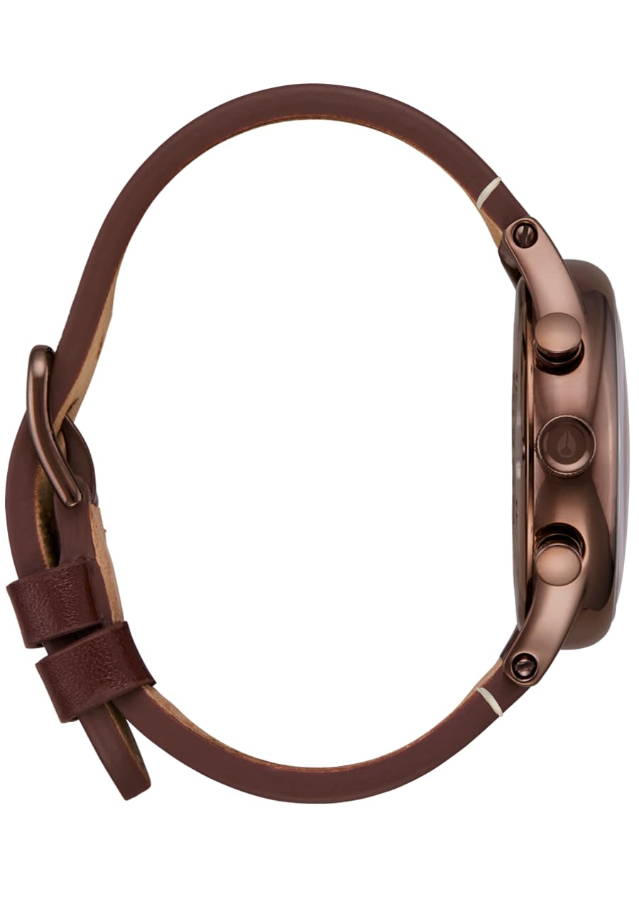 Chocolate Brown Leather Chrono Watch R824805