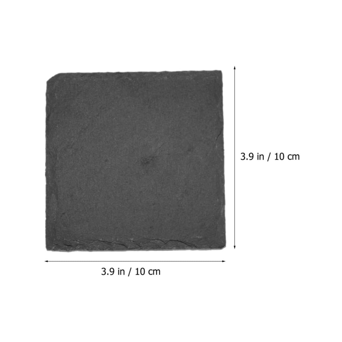 12pcs Natural Stone Coasters with Non Slip Bottom H436738