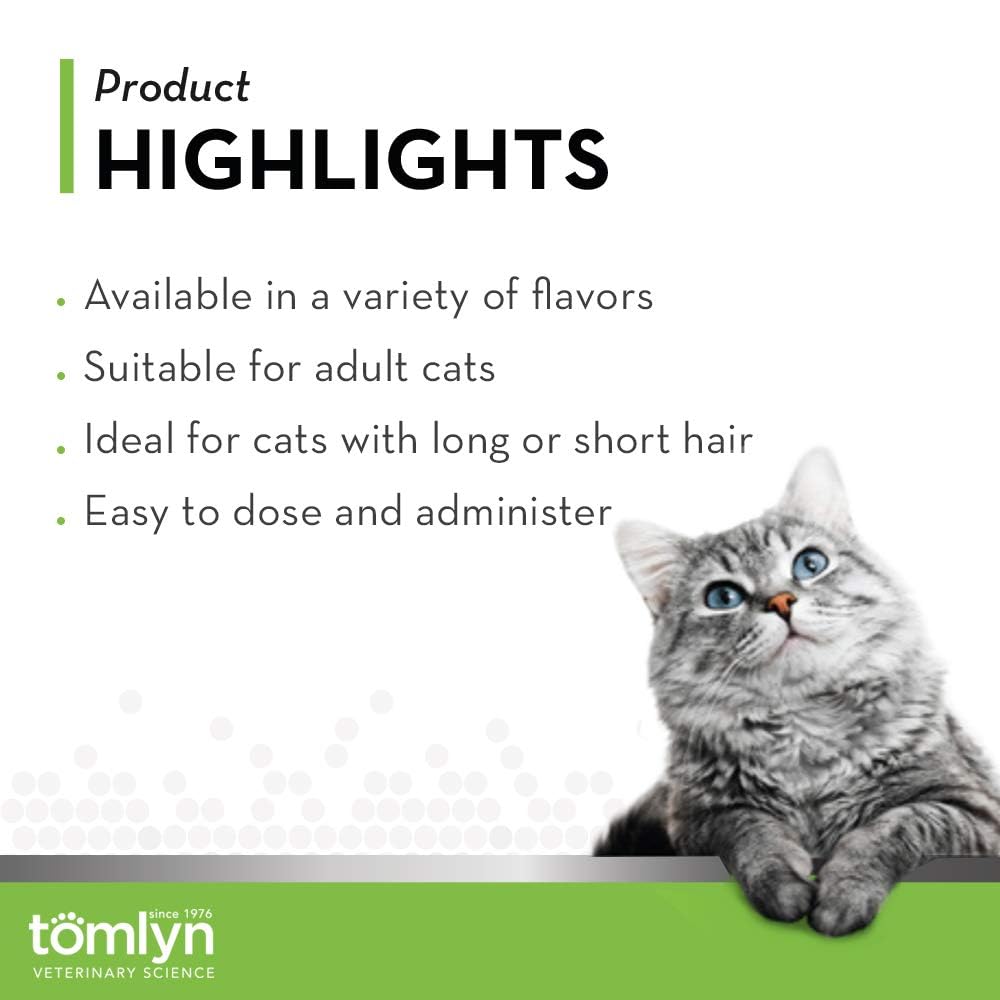 Catnip Flavored Hairball Remedy Gel for Cats, 4.25oz 2 Pack I226