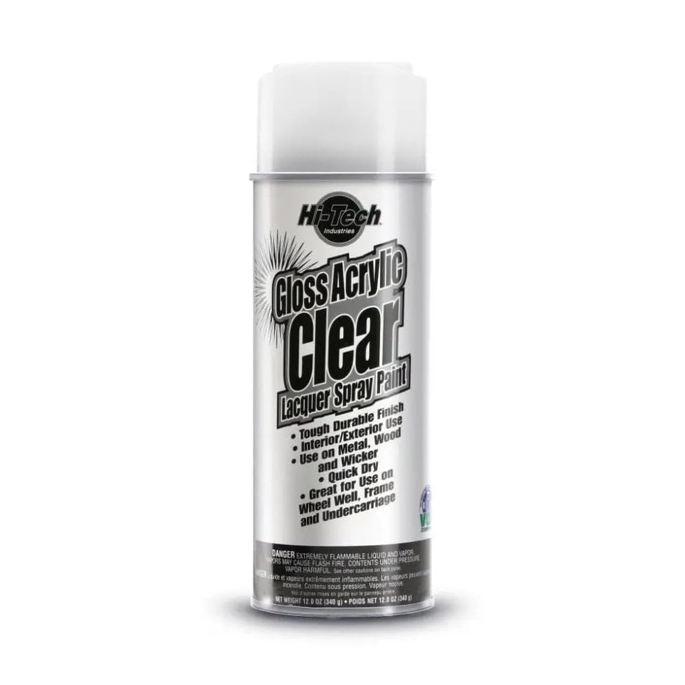 Enamel Spray Paint 6 Pack Gloss Clear U374