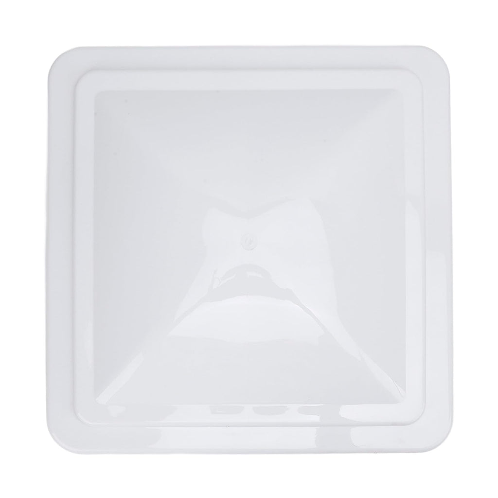 2 Pack 14 Inch White Polypropylene RV Roof Vent Cover N8273