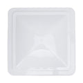 2 Pack 14 Inch White Polypropylene RV Roof Vent Cover N8273