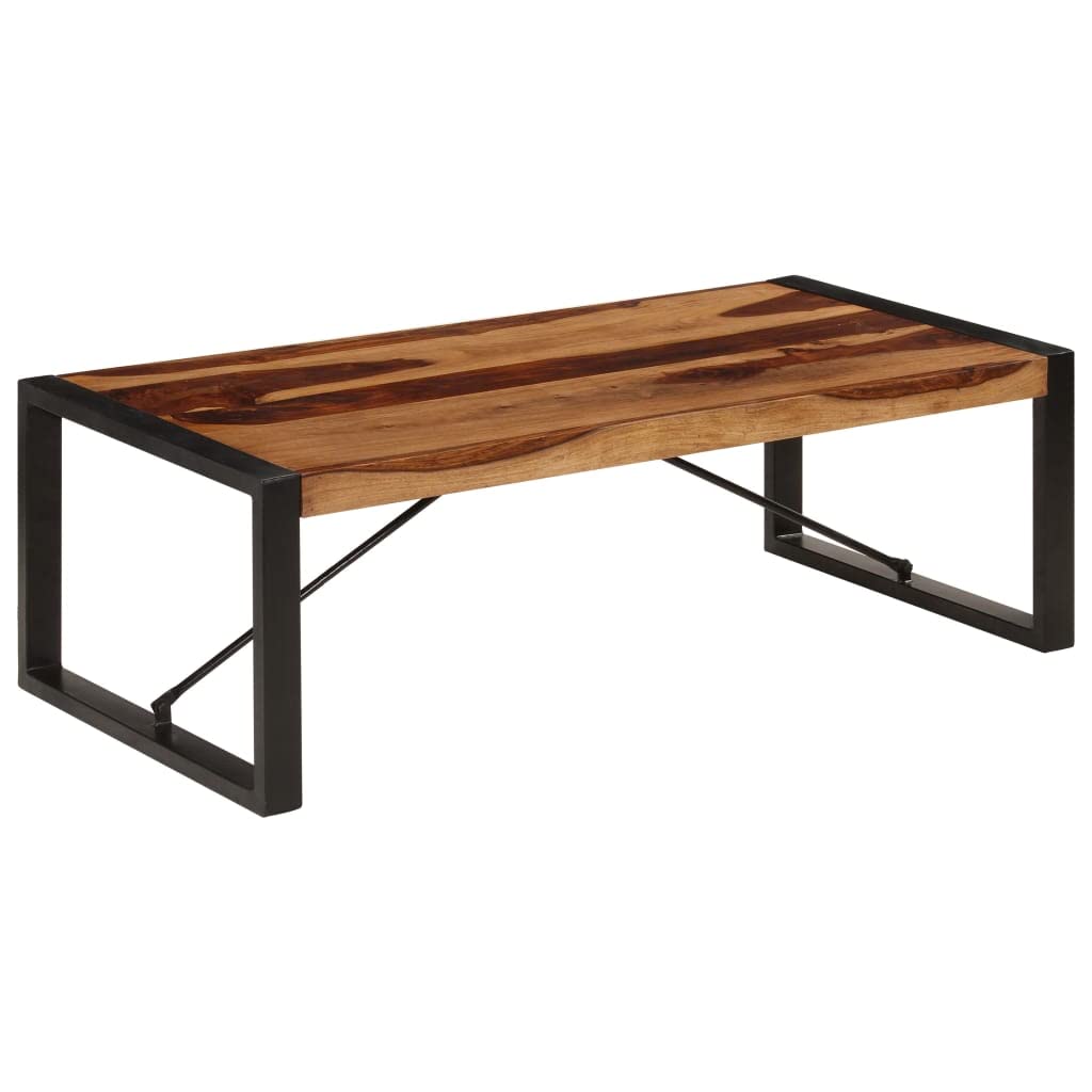 Brown Solid Sheesham Wood Coffee Table E365837