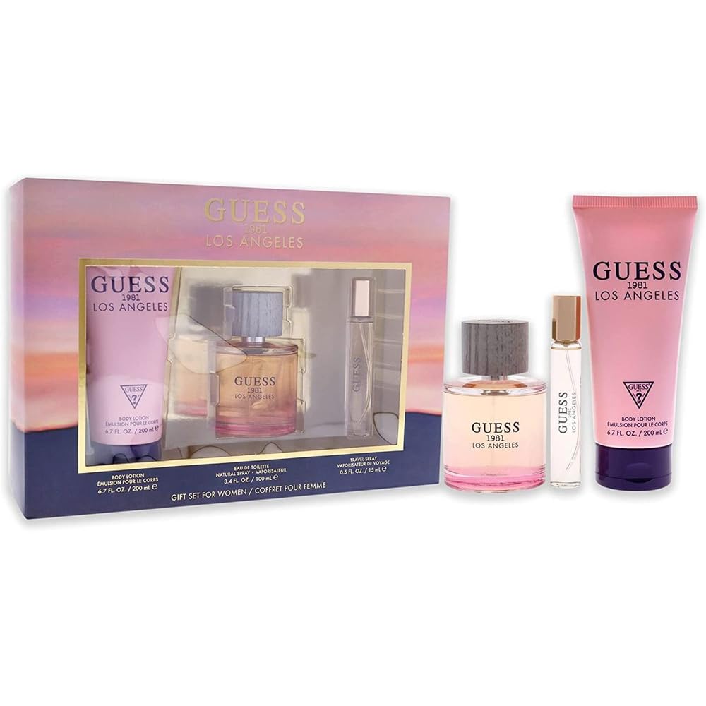 3 Pc Gift Set 3.4 oz EDT Spray 0.5 oz EDT Spray 6.7 oz Body Lotion A1247