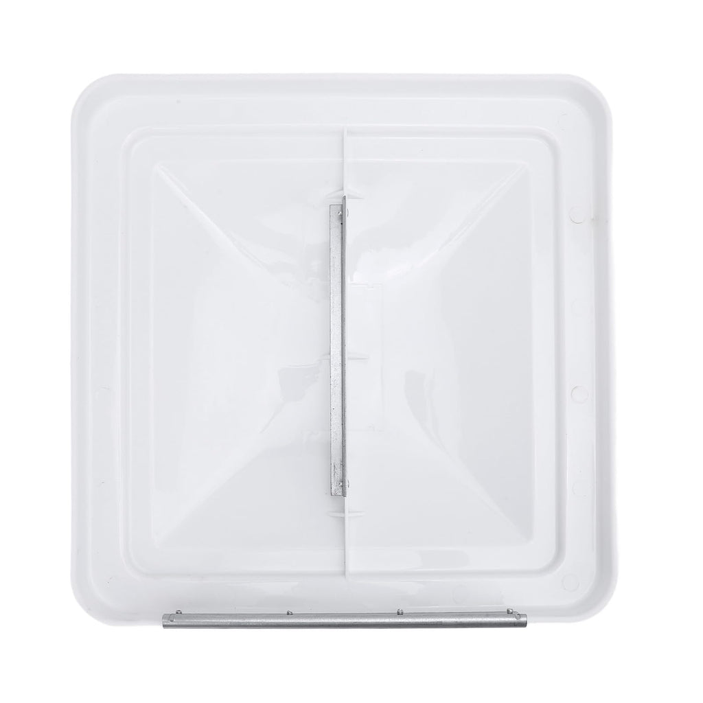 2 Pack 14 Inch White Polypropylene RV Roof Vent Cover N8273