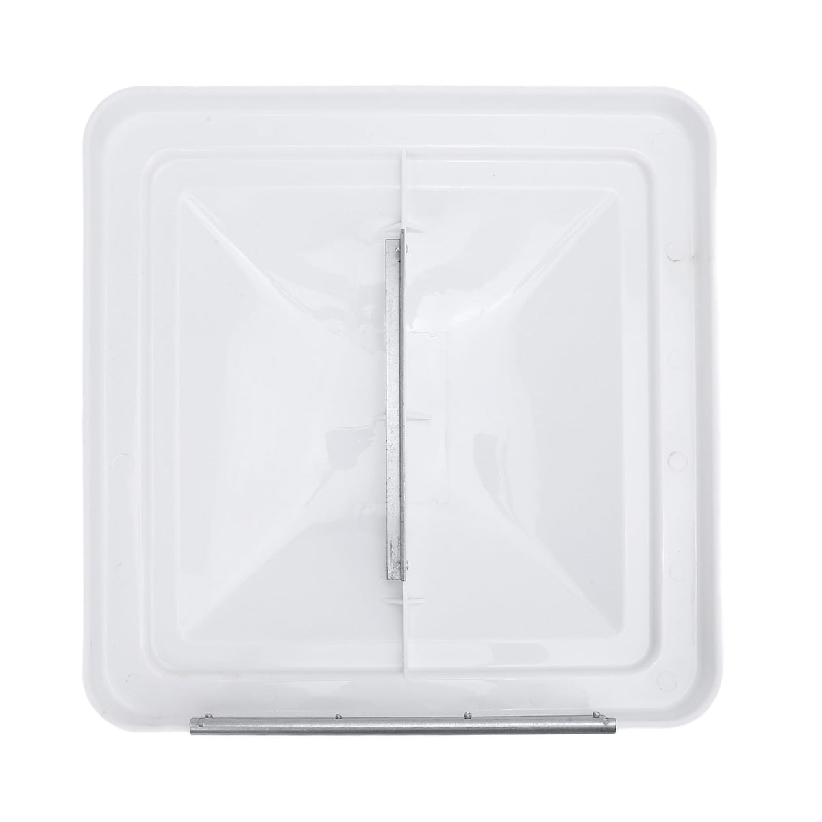 2 Pack 14 Inch White Polypropylene RV Roof Vent Cover N8273