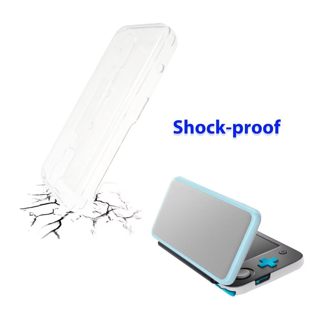 Clear Crystal Protective Hard Shell Case Cover for New Nintendo 2DS XL F29401