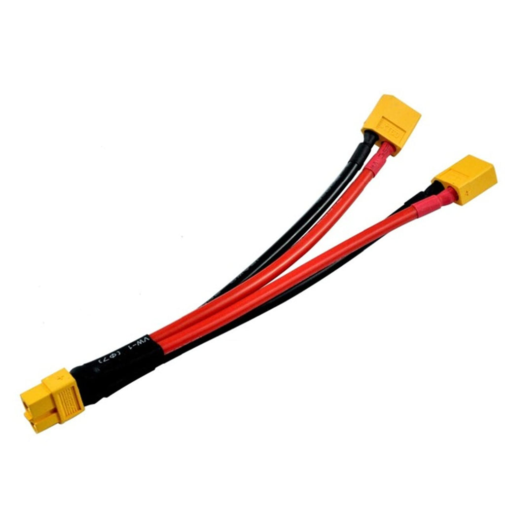 3 Pieces Battery Adapter Cable Y-Type Harness Connector XT60 Parallel T649