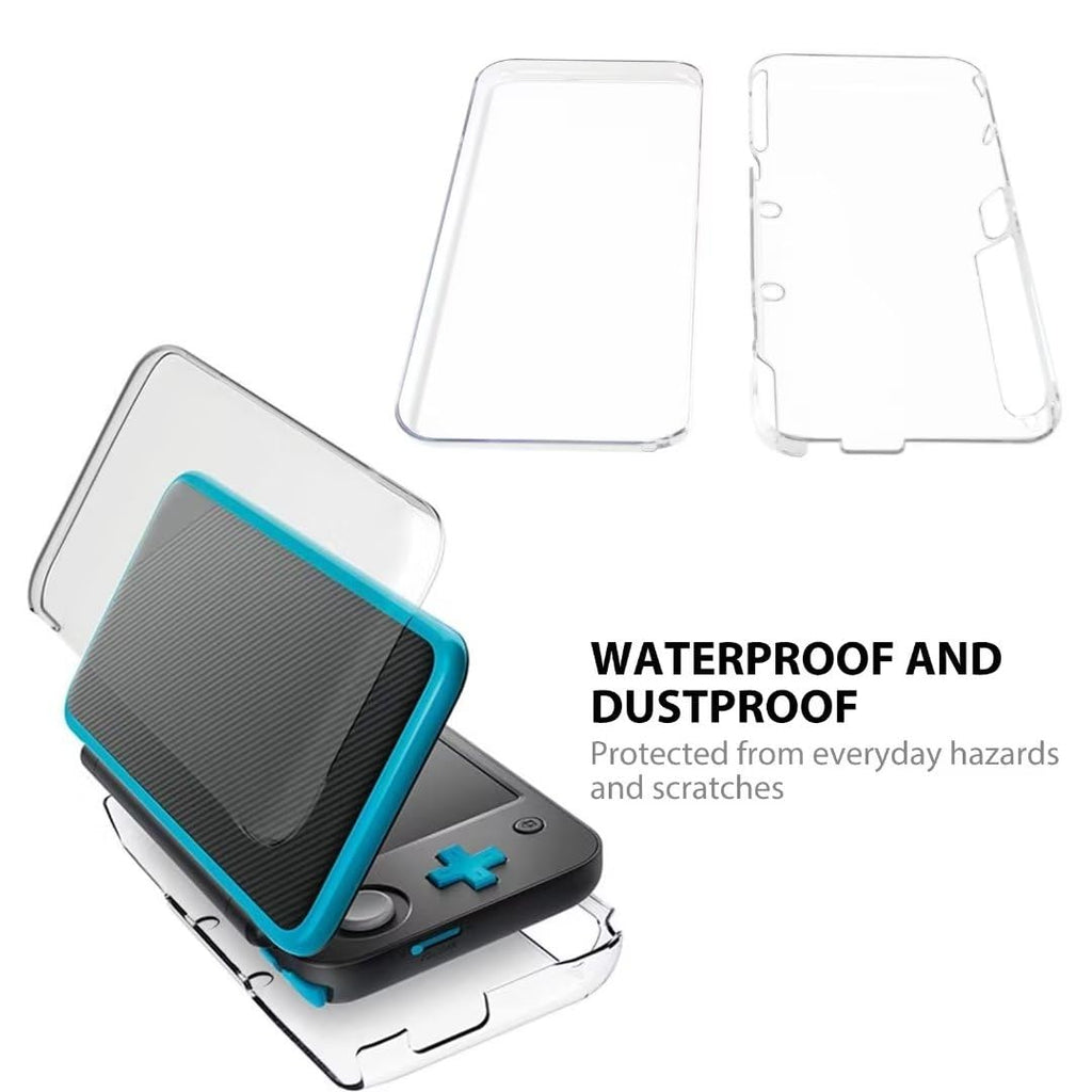 Clear Crystal Protective Hard Shell Case Cover for New Nintendo 2DS XL F29401
