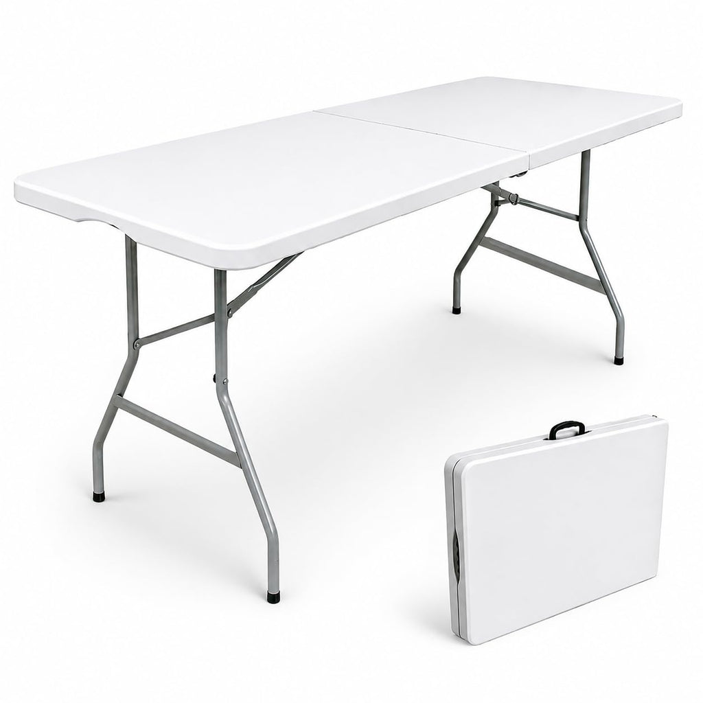 6ft White Folding Table F14729