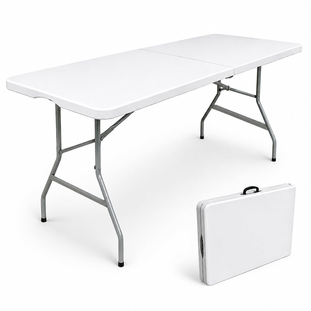 6ft White Folding Table F14729