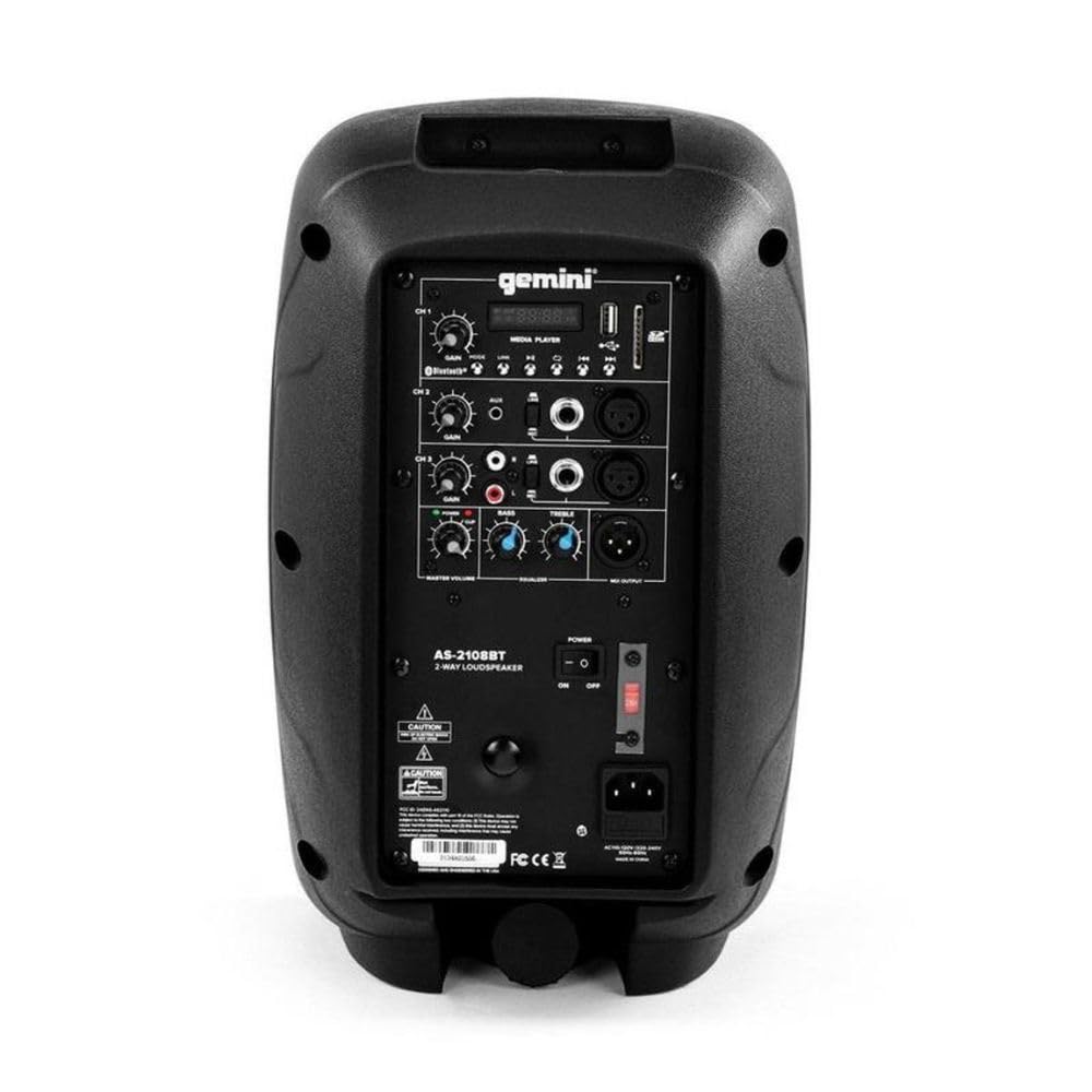 Powered PA Speakers System with Bluetooth R72094
