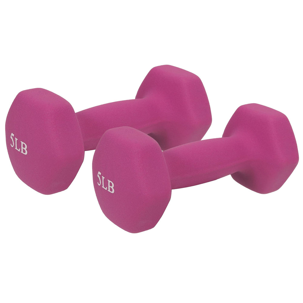Neoprene Hex Dumbbell 2-10 lb Pair D846599