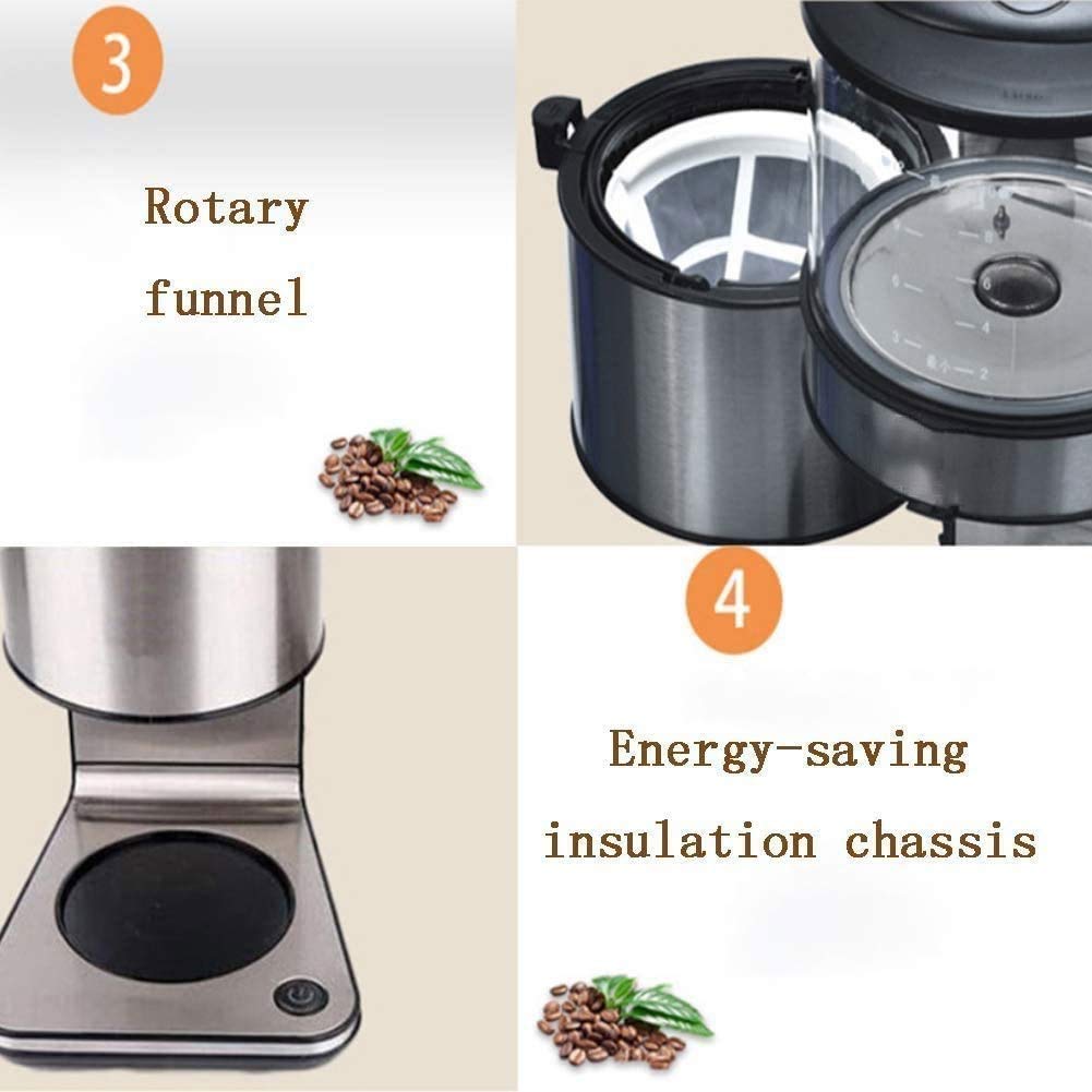 Stainless Steel Coffee Maker and Coffee Grinder Bundle B442287