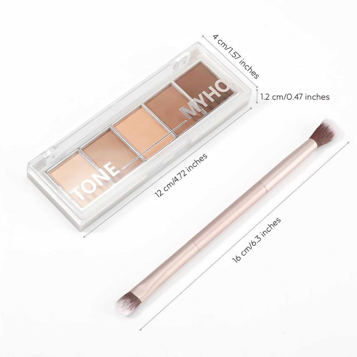 5 Colors Matte Eyeshadow Palette A4235