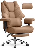 Big and Tall Executive Office Chair with Footrest and Lumbar Support B782471
