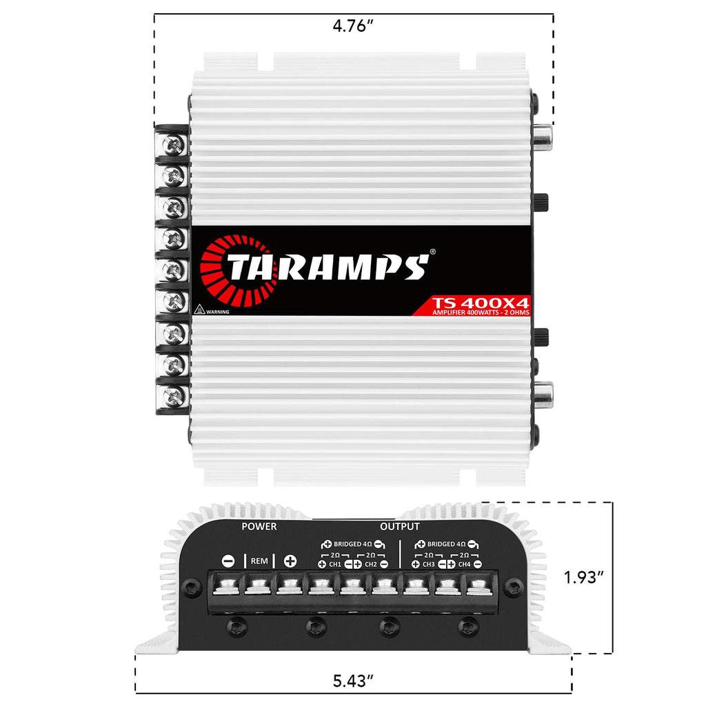 400 watts RMS 4 Channels Car Audio Amplifier D92666