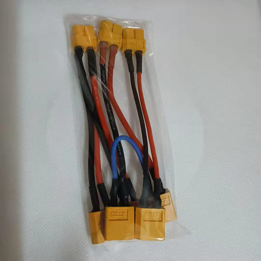 3 Pieces Battery Adapter Cable Y-Type Harness Connector XT60 Parallel T649