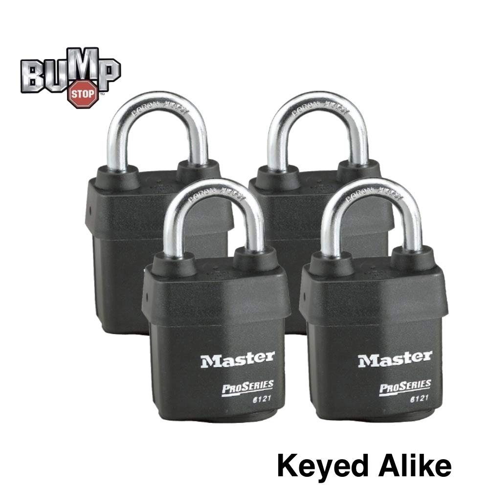 High Security Padlocks with 8 Keys V495
