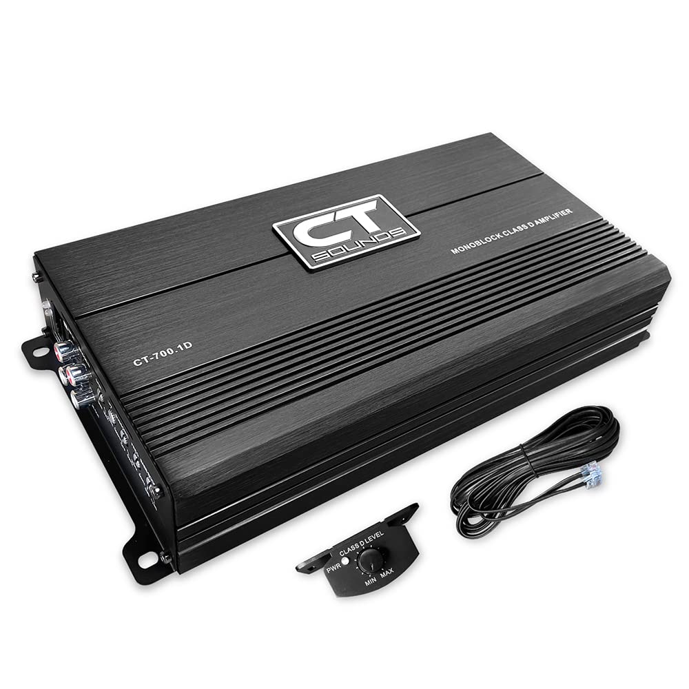 700 Watts RMS Class D Monoblock Car Audio Amplifier V697601