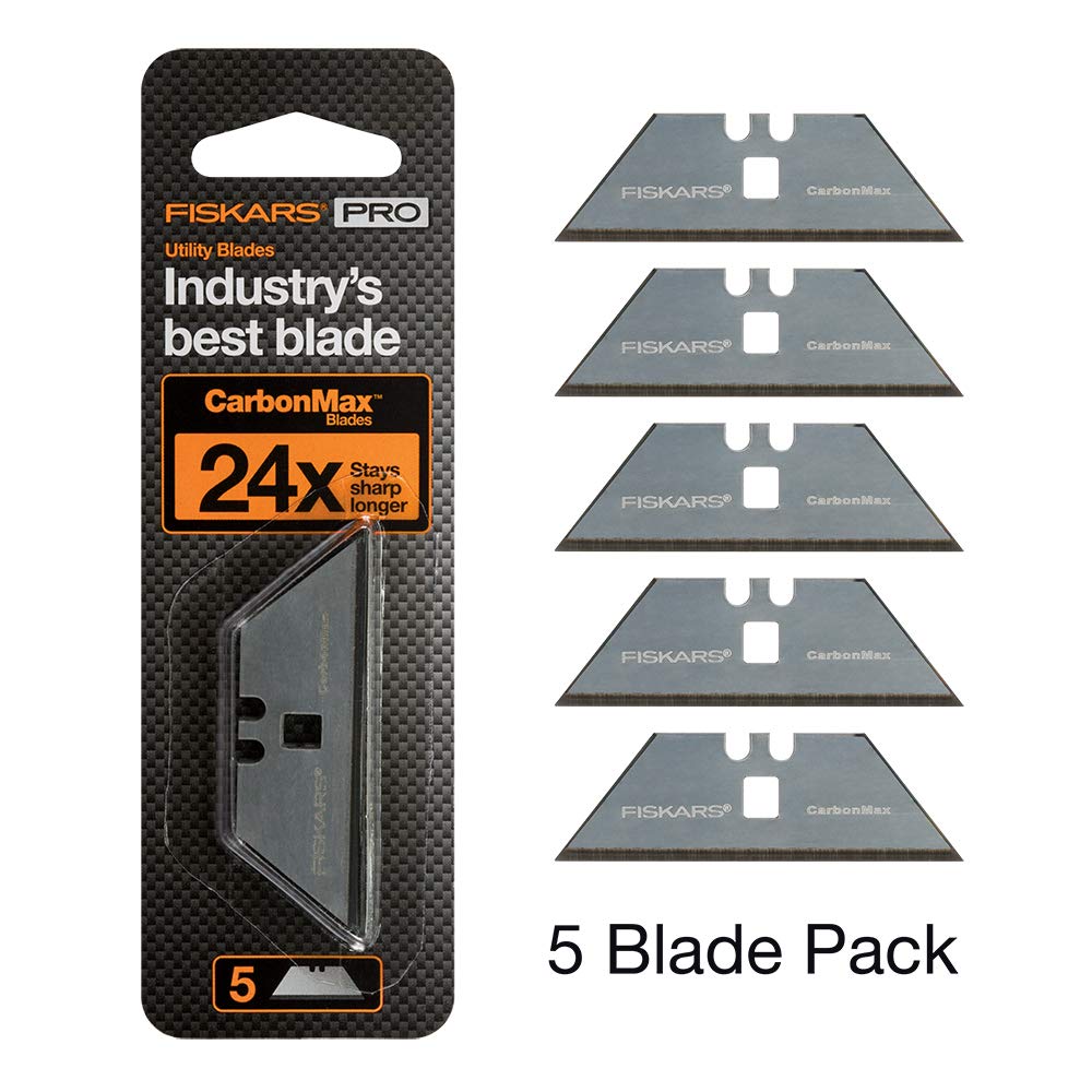 3/4" Utility Knife Replacement Blades, 5-Pack X59499