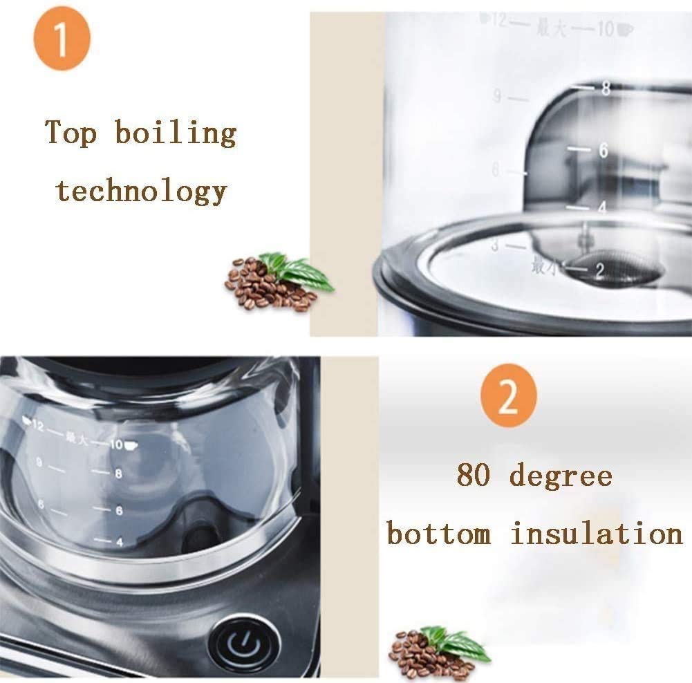 Stainless Steel Coffee Maker and Coffee Grinder Bundle B442287