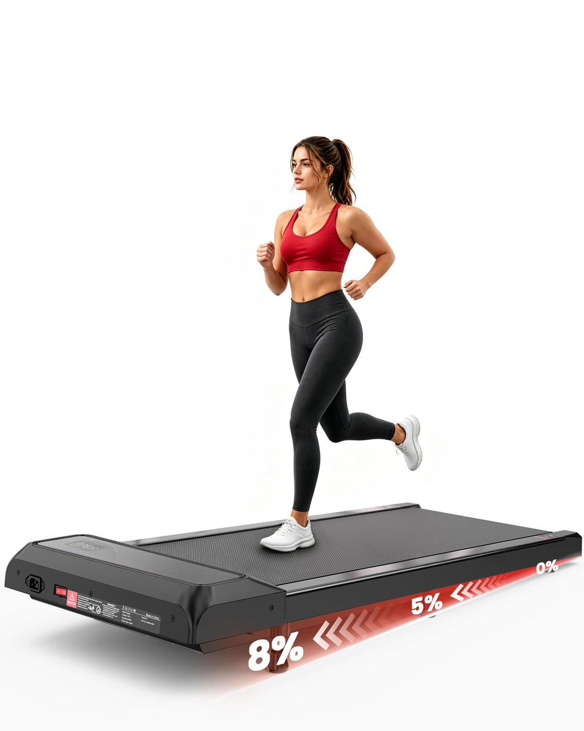 Under Desk Treadmill with 8% Incline N636