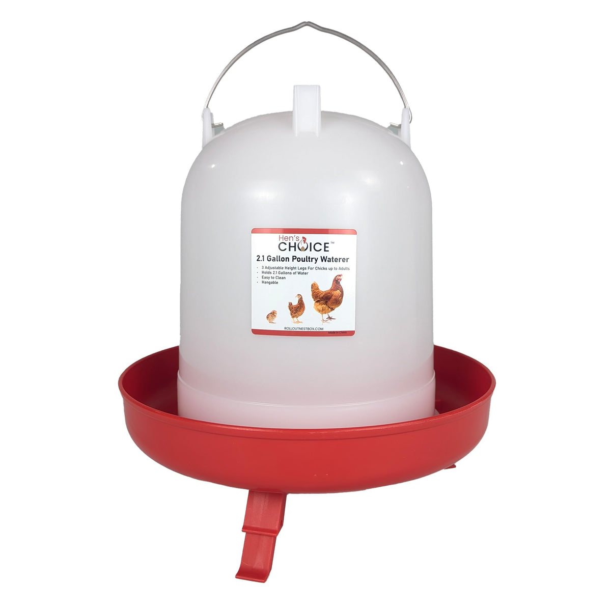 8L Chicken Waterer with Adjustable Legs K6771