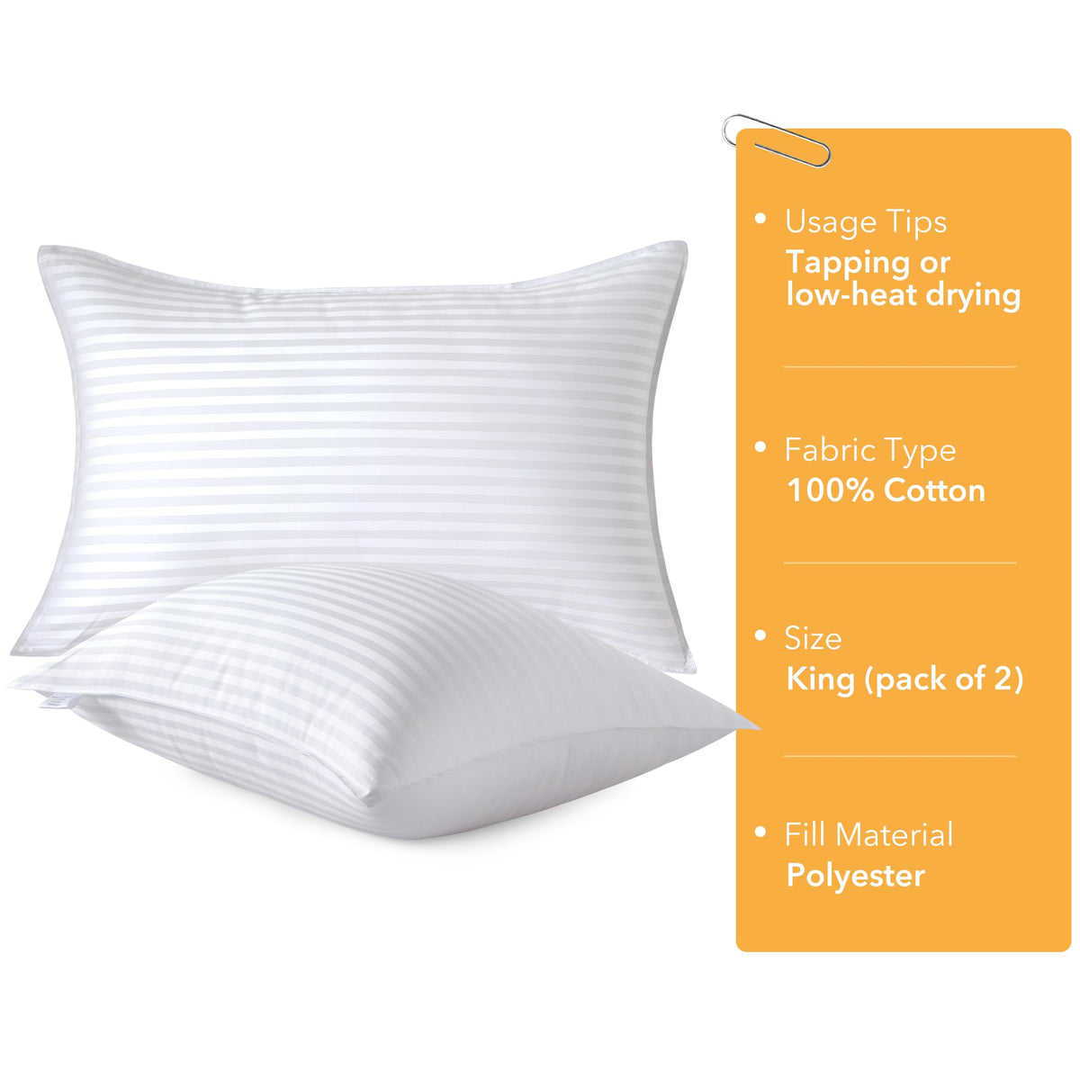 King Size Pillows Set of 2 G2292