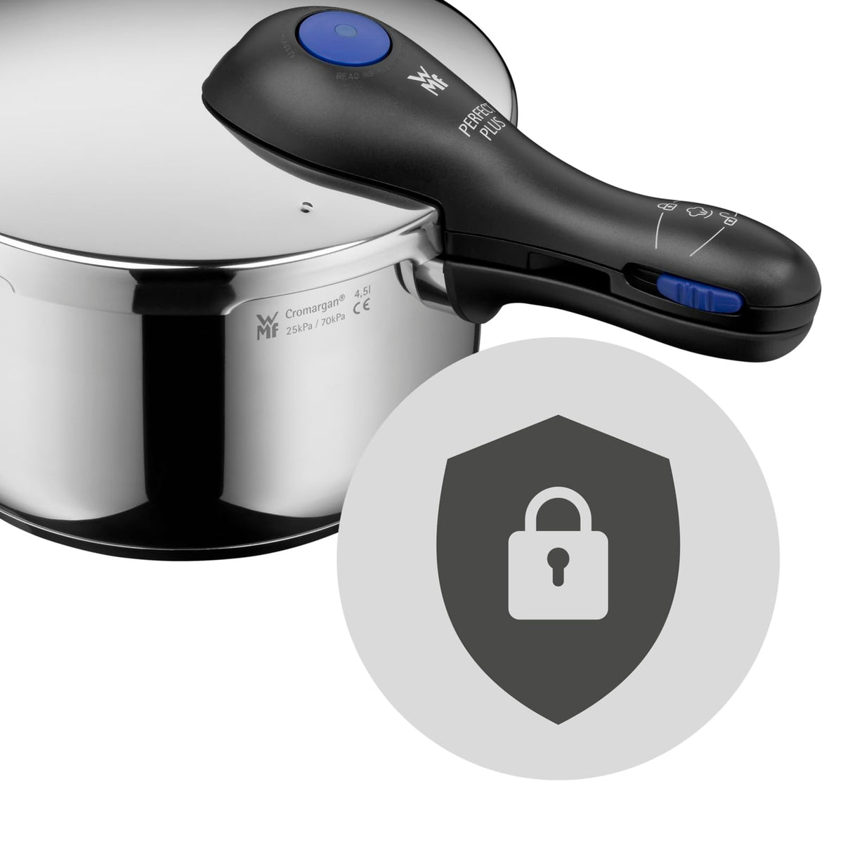 22 cm 6.5 Litre Stainless Steel Quick Cooker Set T87807