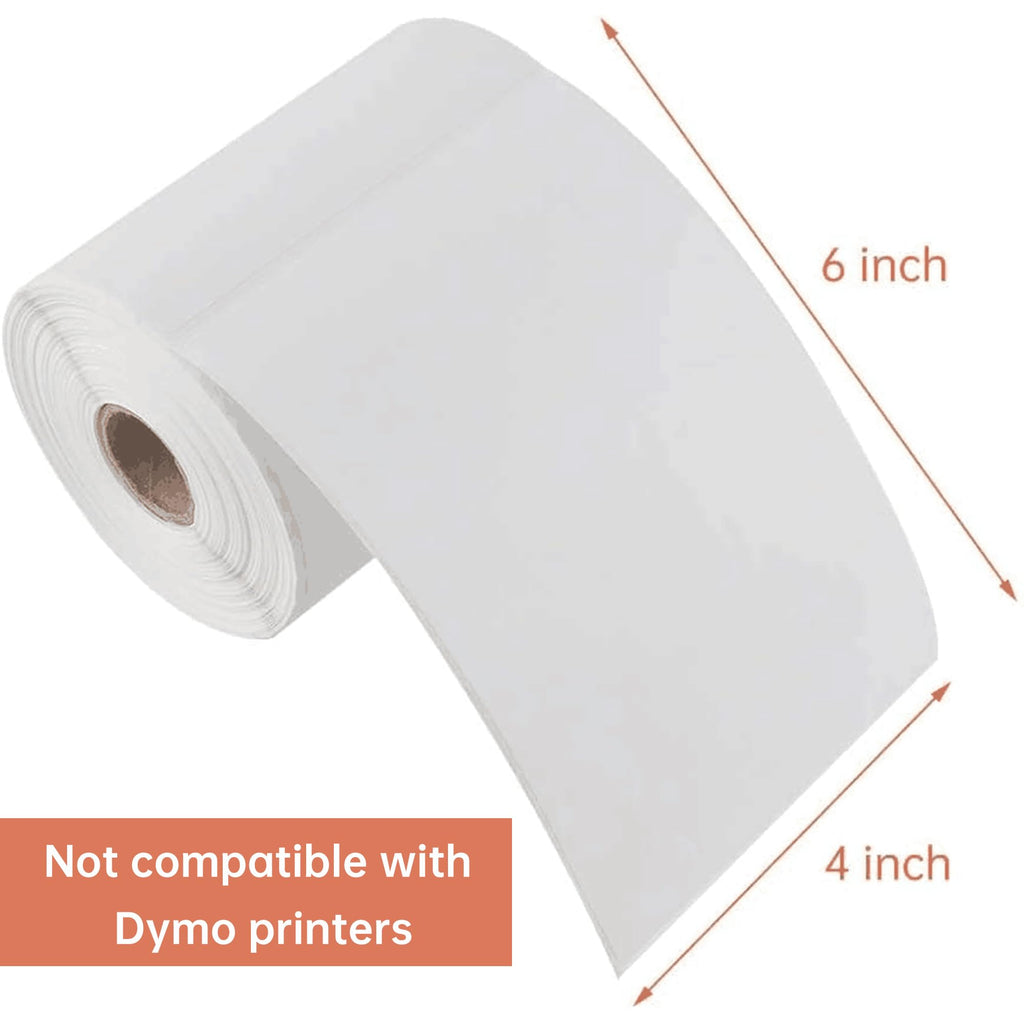 4" x 6" Direct Blank Thermal Shipping Labels 4000 Count 16 Rolls I454