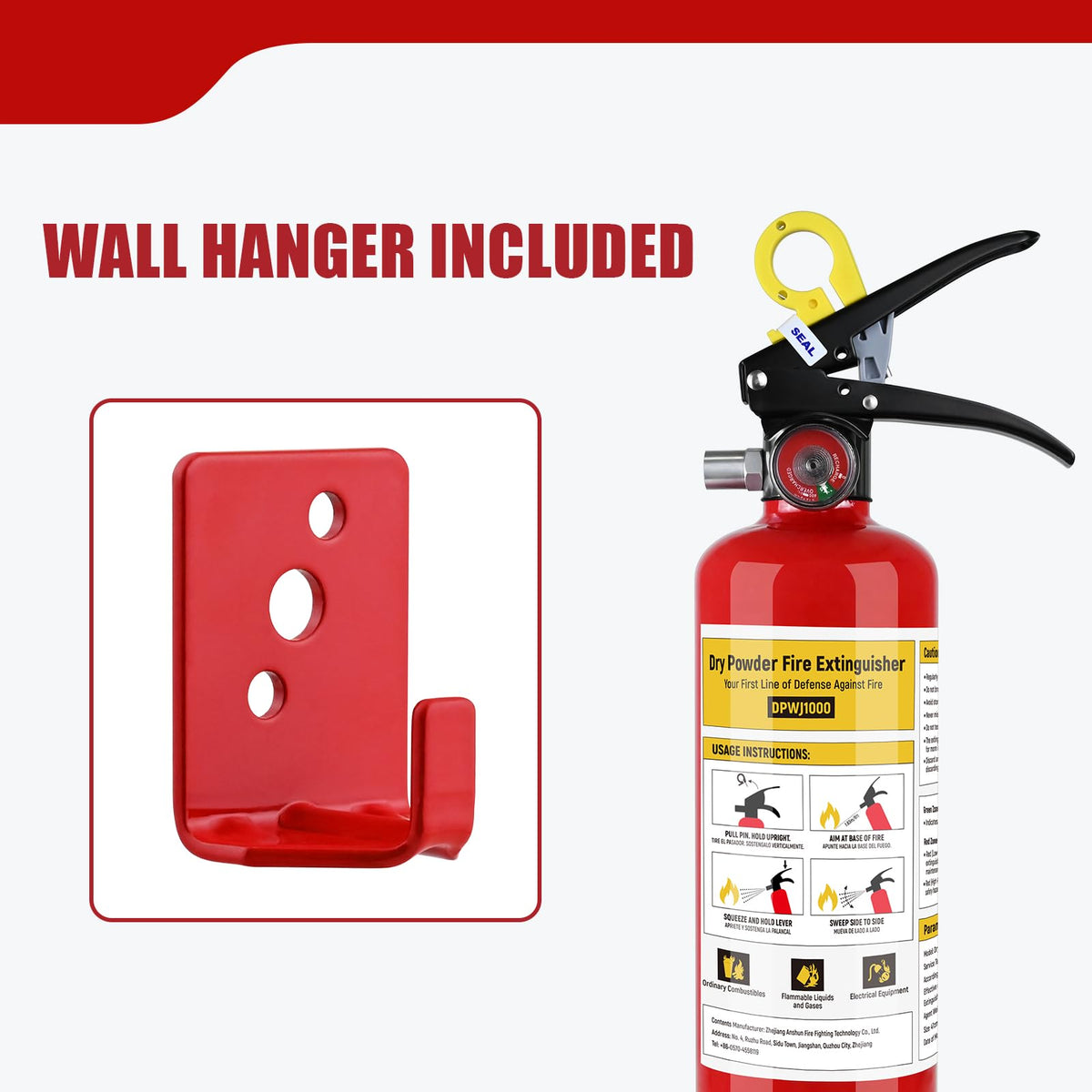 2.5 lb ABC Dry Chemical Fire Extinguishers H29541