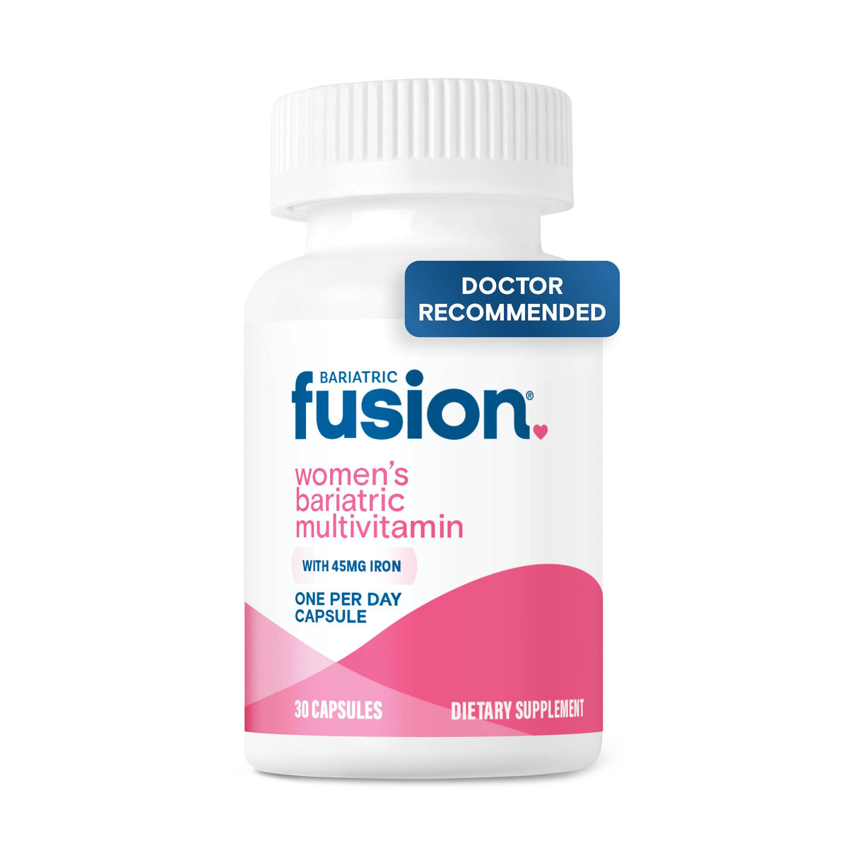 Women's Bariatric Vitamin with Iron, 30 Capsules A6817