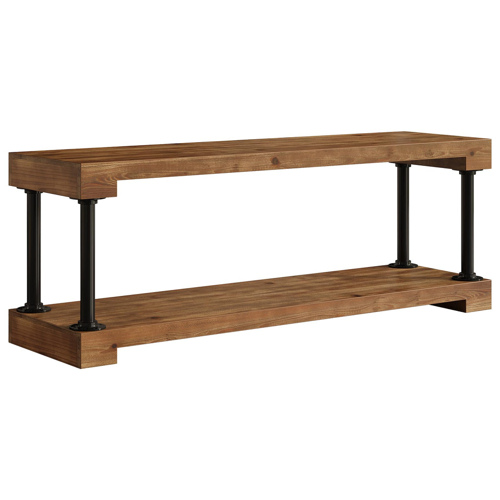 Solid Wood TV Stand for 75-Inch TV X25329