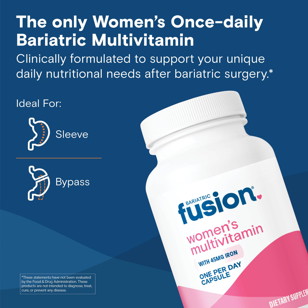 Women's Bariatric Vitamin with Iron, 30 Capsules A6817