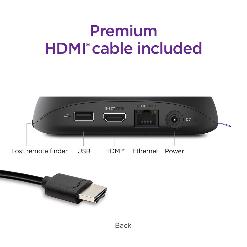 4K HDR Streaming Device with Voice Remote and HDMI Cable H534479