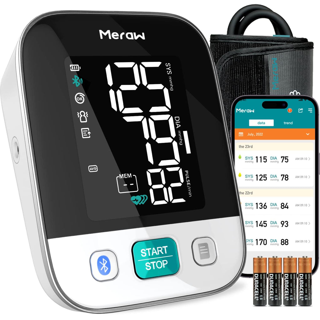 White Automatic Blood Pressure Monitor with Bluetooth E68310