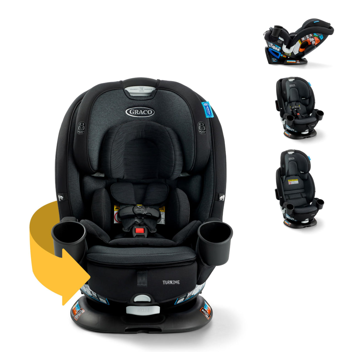 3-in-1 Rotating Convertible Car Seat D29113