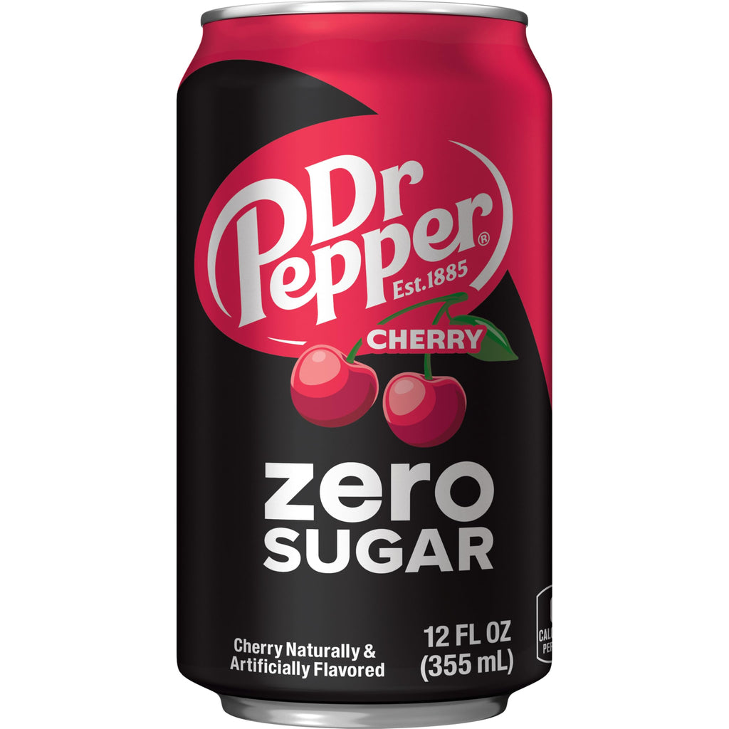 Cherry Zero Sugar Soda 12 fl oz 12 Pack K7330