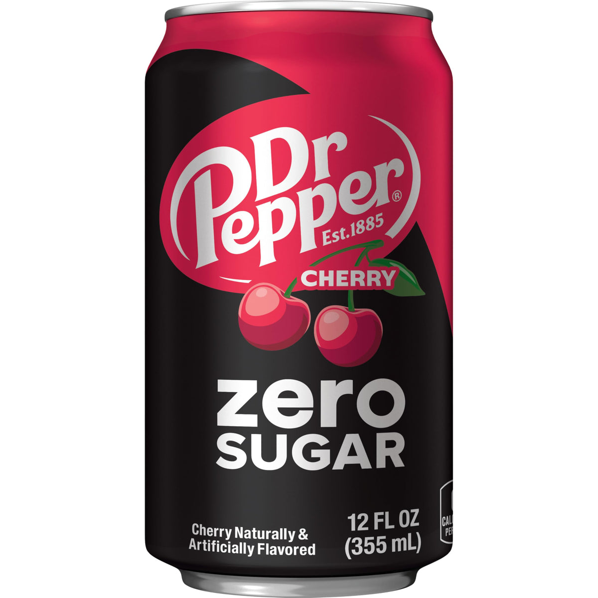 Cherry Zero Sugar Soda 12 fl oz 12 Pack K7330