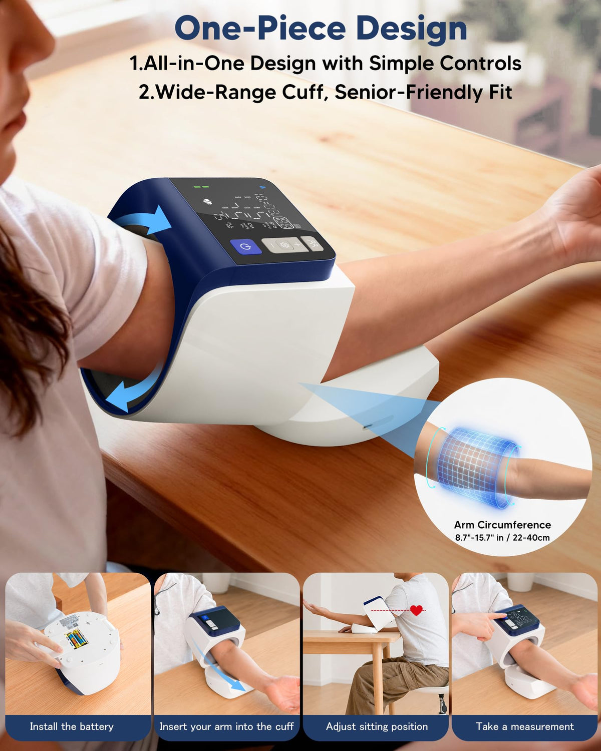 Blood Pressure Monitor Upper Arm N7622