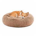 30.7 Inch Fluffy Faux Fur Plush Dog Bed A64068