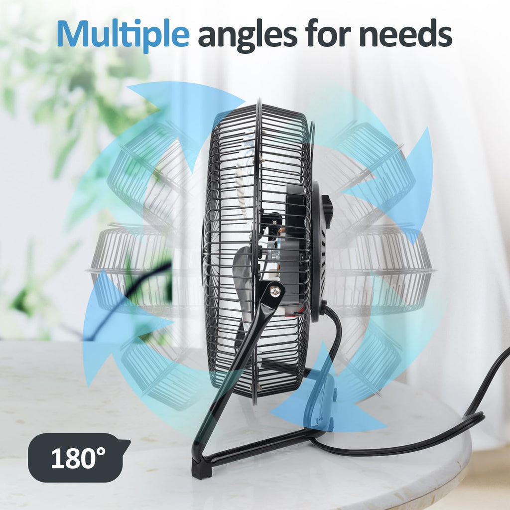 9 Inch Portable Metal Floor Fan P111