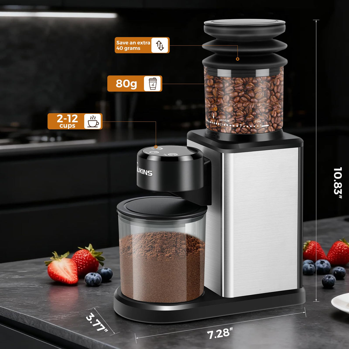 Automatic Conical Burr Coffee Grinder L758160