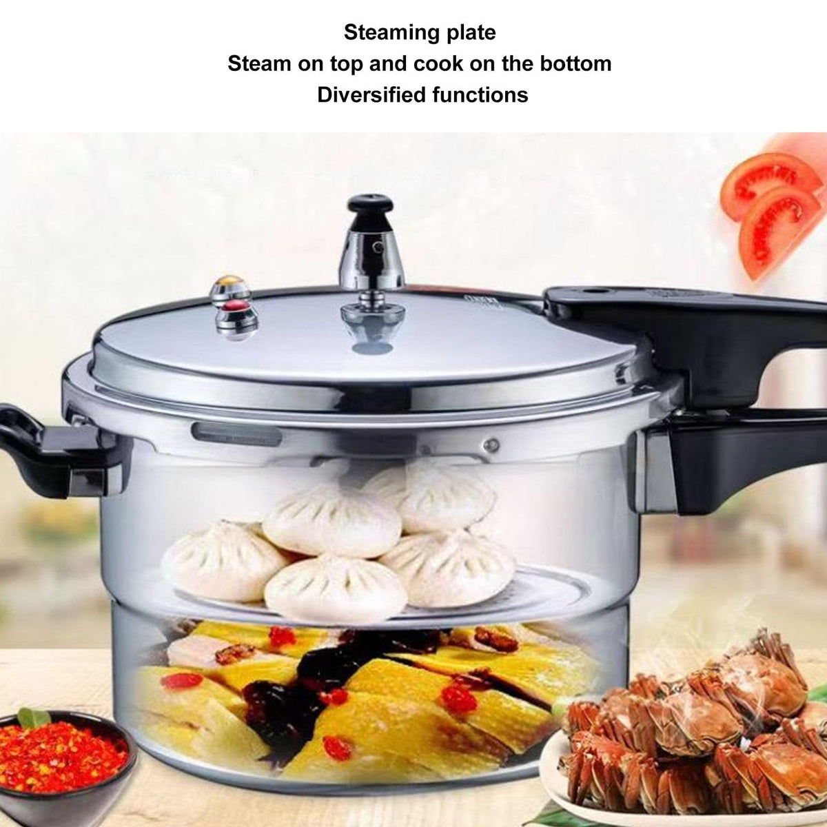 Stainless Steel 3L Pressure Cooker Y6881