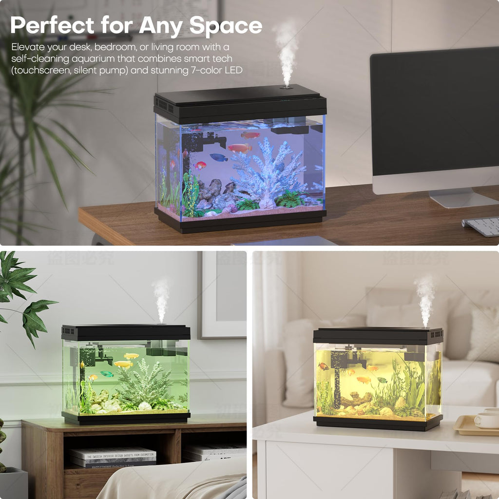 2.5 Gal Self-Cleaning Aquarium Starter Kit D19397
